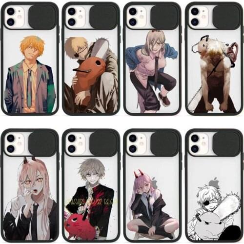 Chainsaw Man japanese anime Phone Case Transparent for iPhone 7 8 11 12 se 2020 mini pro X XS XR MAX Plus