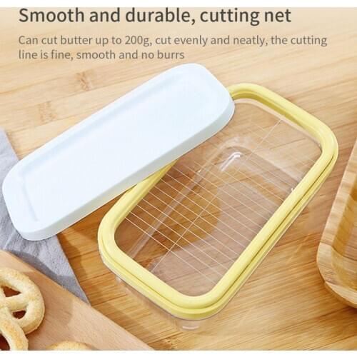 Stainless Steel Keeper Dish With Lid Sealing Cheese Cutting Butter Storage Box Home Kitchen Food Sealing Storage Food Container