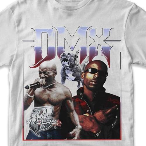 Rip DMX Shirt Ruff Ryders 90S Rap Hip Hop Unisex Mens and Womens Tee