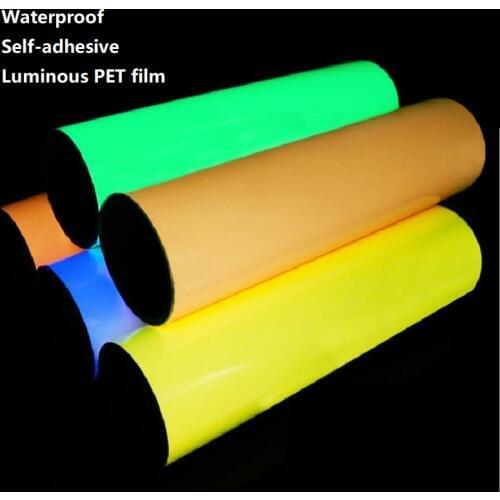 Self-adhesive Glowing Night /Dark Safety Stage Striking Warning Safety Film PET Luminous Adhesive Tape