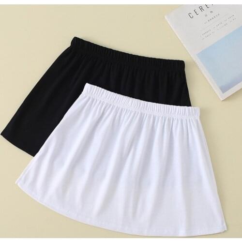 Fold Top of Sweater Bottom Lady Skirt White Hem Skirts Womens Hot Sale