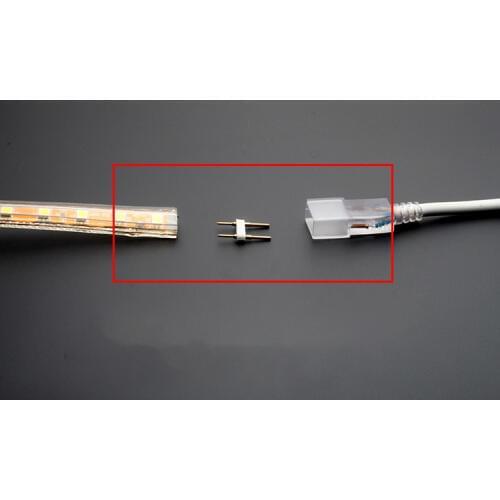 1000pcs Copper LED 5050/3528/3014/2835 Light With Two Pins Wire Guide Plate Butt