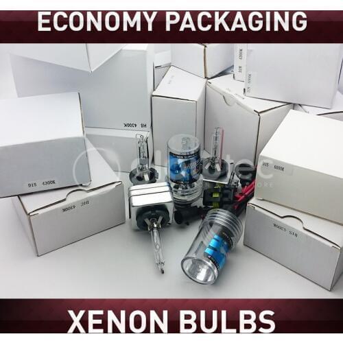 2pcs HID HEADLIGHT BULBS for all cars light TOP SALE 4300K 6000K D1S D2S D3S D4S economy packaging GLOWTEC