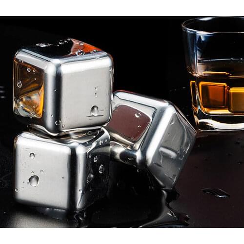 2019 Ice Cube Frozen Mold Set Stainless Steel Ice Metal Model Ice Coffee Drink Whisky Bar Wine Creative Supplies