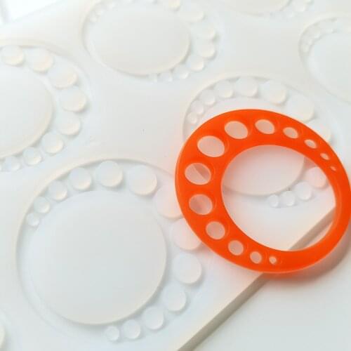 Diy Silicone Chocolate Decorative Mold 3 Ring Fondant Candy Mould Cake Decorating Making Home Kitchen Handmade Baking Tools