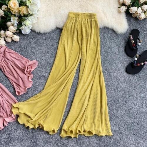 ECTIC Women's Flared Trousers