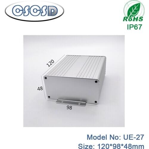 Electrical junction box price box electronic project enclosure box aluminium project aluminum pcb boxes by CSCSD 120*98*48mm