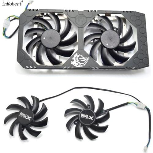 FD7010H12S 85MM Dual GPU Cooler Fan Replace For Maxsun Palit GTX 1060 1070 1080 Dual GTX1060 GTX1070Ti GTX1070 Graphics Card