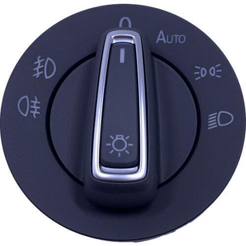 1PCS OEM Chrome Headlight Switch Auto For Golf MK7 RLINE Tiguan L Touran L 5GG 941 431 D 5GG9941431D