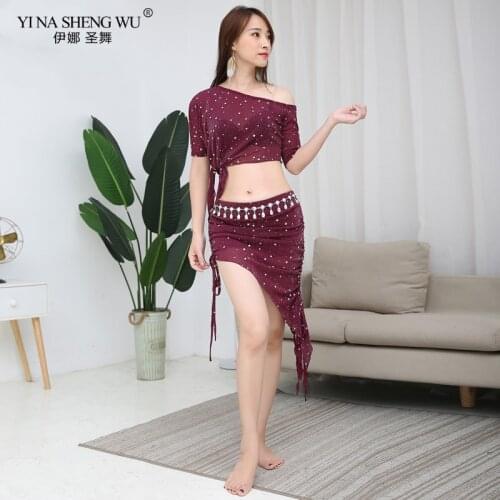 Belly Dance Costumes Sexy Clothes Dance Costume Belly dance 2019 New Top & Short Skirt Sexy Performance Show Set(with panties)