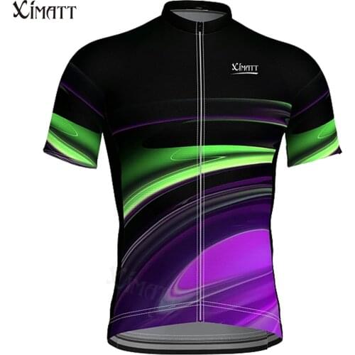 New Style Summer Mens Cycling Shirt XIMATT Outdoor Mtb Bike Quick Dry Breathable Reduce Resistance Sport Jersey Customizable
