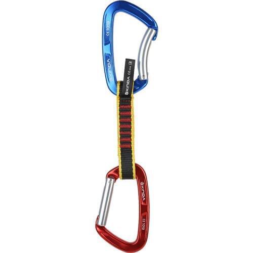 P255 Outdoor climbing rock Protection hanging group Safety equipment Master lock Rock climbing buckle Fast hanging group CE