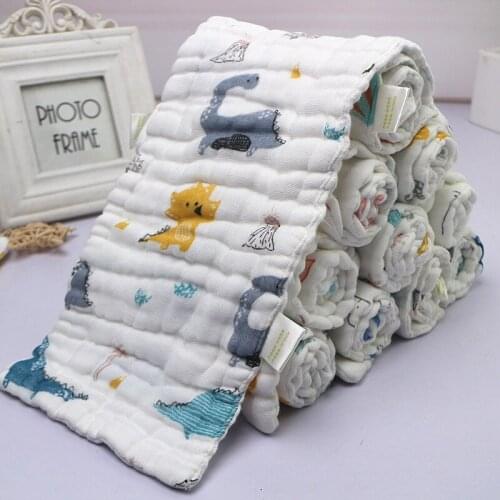 5 pieces/pack of pure cotton newborn towels 14*40cm saliva towels, nursing towels, bibs, nursing squares, small towels, cotton d