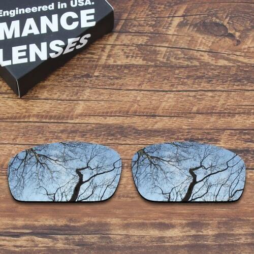 ToughAsNails Resist Seawater Corrosion Polarized Replacement Lenses for Oakley Monster Pup Sunglasses Metallic Silver
