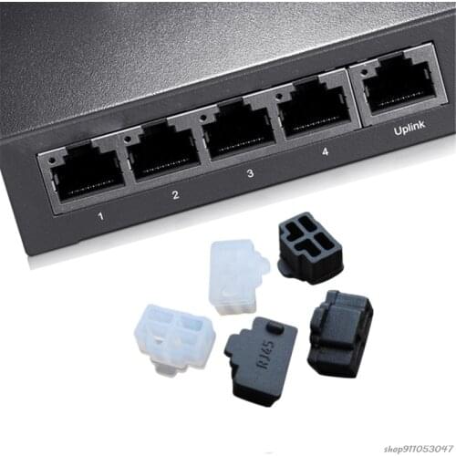 100pcs/lot Ethernet Hub Port RJ45 Anti Dust Cover Cap Protector Plug RJ45 Dust Plug For Laptop/ Computer/ Router RJ45 wholesales