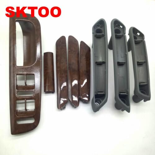 SKTOO 8pcs for VW passat B5 door handle interior handle armrest Handle for cherry wood free ship
