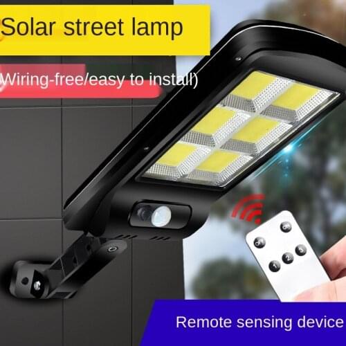 LED Solar Light Outdoor Solar LampSensor Solar Powered Sunlight Street Light for Garden Decoration Emergency Flashlight
