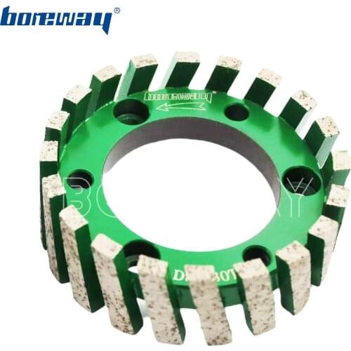 Boreway Supply A Piece Of D86*30T*50H CNC Heavy Duty Calibrating Wheel For Removing Impurities On Stone Basin Free Shipping