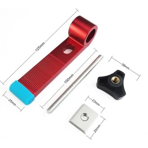 1Set Universal Clamping Blocks Platen Miter Track Clamping Blocks M6 M8 Screw Woodworking Joint Hand Tools Set