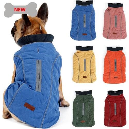 High Quality Dog Clothes Quilted Dog Jacket Winter Clothes For Big Dogs Yorkshire Terrier Jacket Warm Dog Coats For Large Dogs