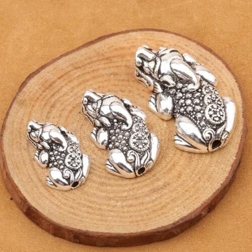 S925 Sterling Silver Jewelry Thai Diy Crystal Accessories Super Fine Brave Bracelet Beaded Separate Beads Wholesale Bulk