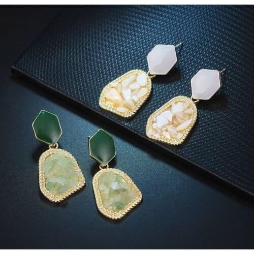 Серьги 2021 тренд pendientes Earrings for Women Korean Fashion Tassel Earrings Aretes De Mujer Oorbellen Hangers