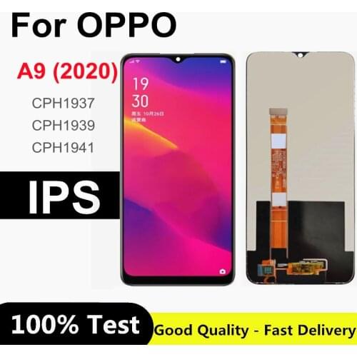 6.5" For OPPO A9 2020 LCD Display Touch Screen Digitizer Assembly For OPPO a92 2020 CPH1937 CPH1939 CPH1941 LCD Screen