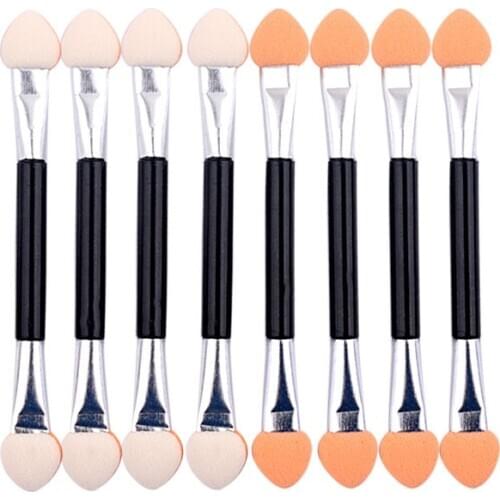 10pcs/Set Rubber Nail Brush Tools for Manicure Fashion Double-Ended Two-Sided Small Brushes Accessories for Nails Art Design