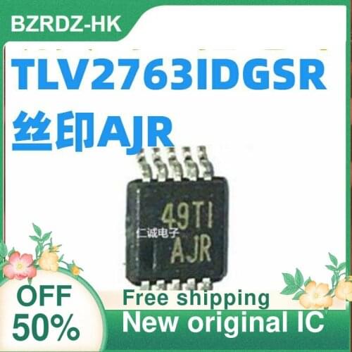 2-10PCS/lot TLV2763IDGSR AJR MSOP-10 New original IC