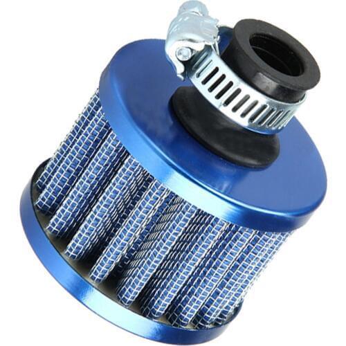 12mm Auto Vehicle Car Air Filter Cold Air Intake Filter Turbo Vent Crankcase Breather Universal Cold Kits Drop Shipping