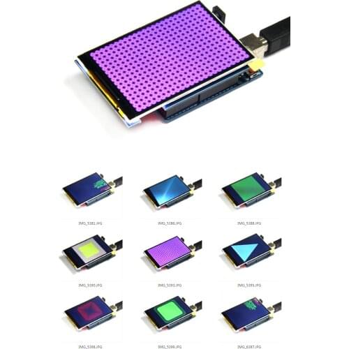 3.5'' inch TFT color LCD module 320X480 320*480 Ultra HD ILI9486 driver for mega 2560 mega2560 UNO R3 16bit parallel No touch