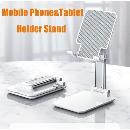 Phone Holder Portable Tablet Holder iPad Stand Desktop Bracket Adjust Foldable Stand for iPhone Samsung Xiaomi Huawei