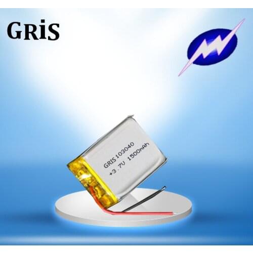 Bluetooth speaker audio A product 3.7V polymer lithium battery core 103040 super capacity 1500 Ma mail