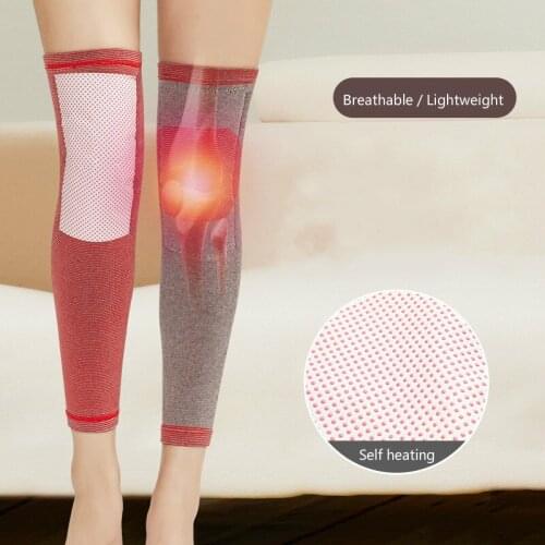 2pcs Self Heating Leg Warmers Compression Long Knee Sleeve Anti-UV Sport Legging Cycling Running Basketball Men Women Legwarmers