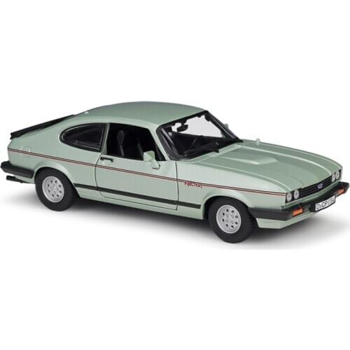 1:24 1982 Ford Capri Alloy Luxury Vehicle Diecast Pull Back Car Model Goods Toy Collection