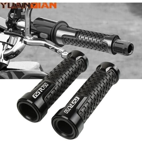 Motorcycle Accessories 7/8 22mm Handle Bar Grip Cnc Aluminum For SUZUKI GSR750