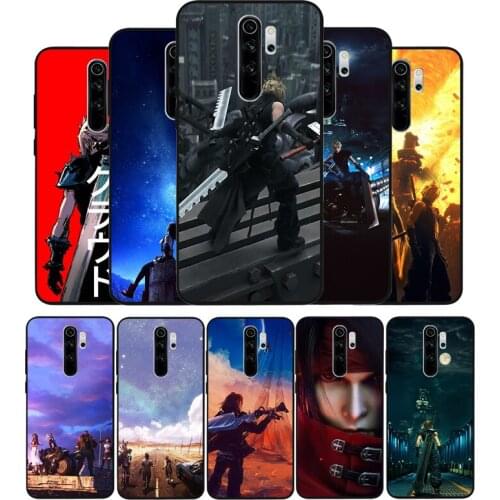 Game Final Fantasy Black TPU Silicone Soft Phone Case For Redmi 4A 4X 7A 5 Plus 6 Pro NOTE 9 7 8 5 Pro 4 6