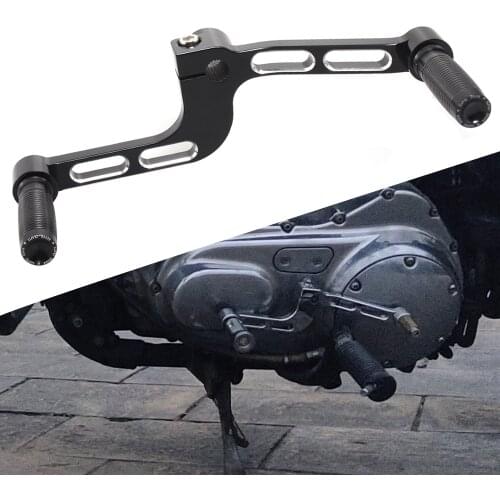 Aluminum Black Motorcycle Heel Toe Shift Lever & 2pcs Shifter Foot Pegs Set For Harley Sportster XL 883 XL 1200 XL883 1200 04-17