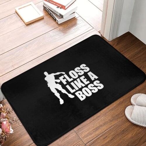 Floss Like A Boss Doormat Carpet Mat Rug Polyester Non-Slip Floor Decor Bath Bathroom Kitchen Bedroom 40x60