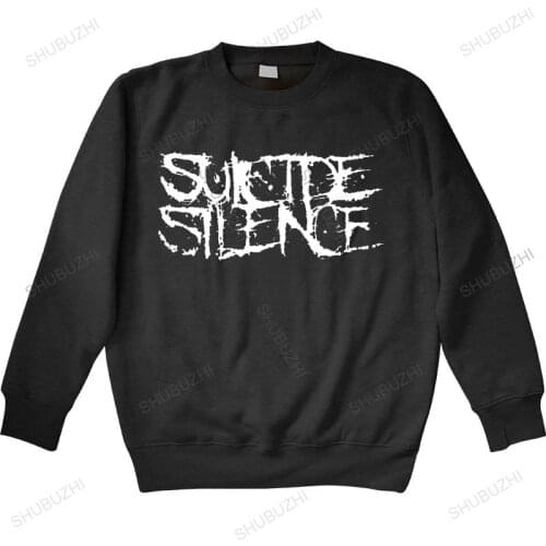 Autumn winter hoodies Suicide Silence Logo Black warm Rock Band hoodie Heavy Metal Man crew neck hoodie