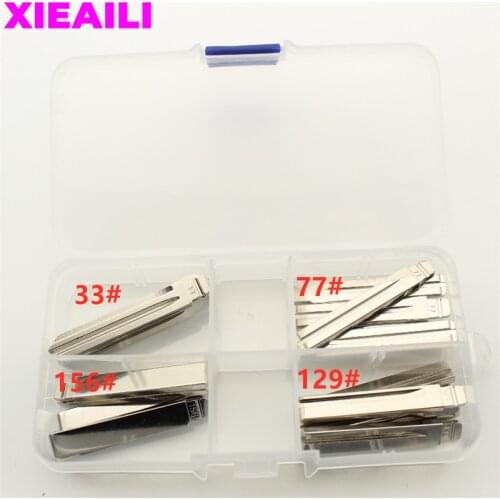 XIEAILI 20Pcs Metal Blank Uncut Flip KD Remote Key Blade For Hyundai Sonata NF/IX35/Verna/Accent For Kia K5/Rio/Picanto S631