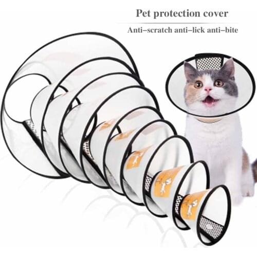 Cat And Dog Pet Collar Protective Cover Protective Cover Cat And Dog Grooming Cover Anti-Bite Ring Collar Pet Accessories