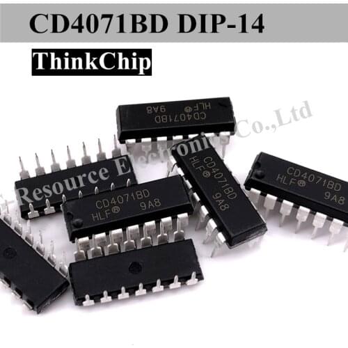 10pcs) CD4071BD CD4071BE DIP-14 CD4071 DIP14 4071BE DIP CMOS OR GATES