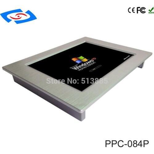 100% Well Tested 8.4" Fanless Touch Screen Industrial Panel PC For With RAM 2G Optional DDR3 2G MAX 4G Factory Automation Tablet