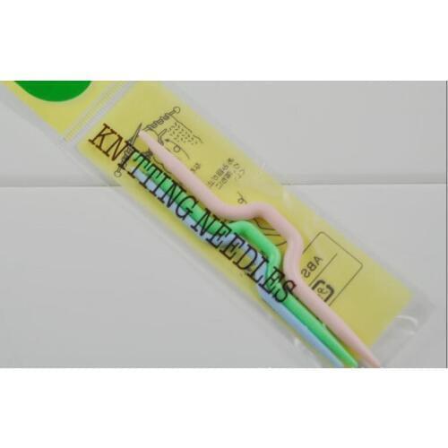 20sets/lot Knitting Needlework Kits Plastic needle for sweater Multicolor DIY hand tool Needle 3pc/bag NEEDLE-73506