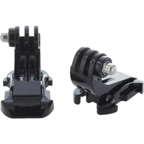 2x Black Vertical Surface J-Hook Buckle Mount For Gopro HD Hero 1 2 3