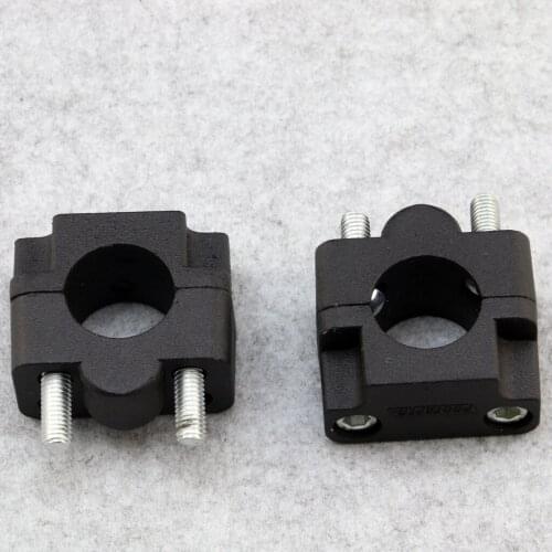 7/8 - 1 1/8 Universal Solid Mounts Pro Taper HandleBar Fat Bar Risers Mount Clamp Adapter for Motorcycle MX Enduro CRF YZF KXF