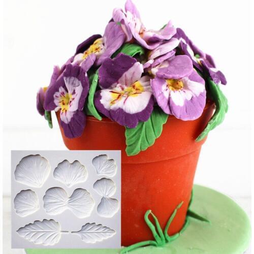 Flowers /Petals / Leaves Cake Candy Mold Chocolate Mold Cake Baking Tools, Cake Decoration Tools, Kitchen Accessories SQ1732