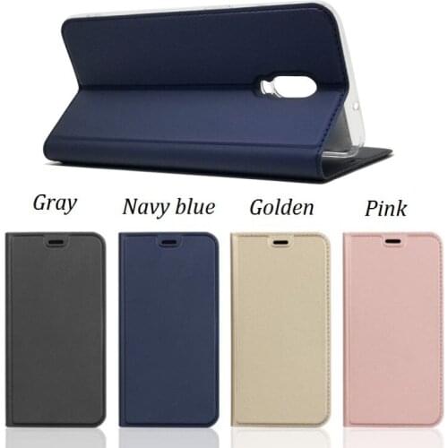 PU Leather Wallet Card Case for OnePlus 6T Magnetic Flip Cover for OnePlus 6 Case Mobile Phone Accessories