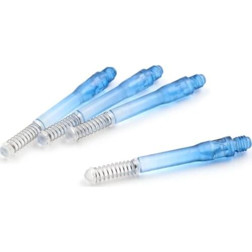 CUESOUL 4 pcs TERO AK7 Dart Shafts Built-in Spring Telescopic for Steel Tip Darts and Soft Tip Darts